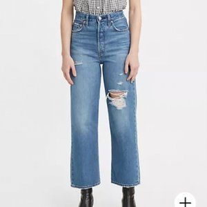 Levi's RIBCAGE STRAIGHT ANKLE WOMEN'S JEANS 30x29 noe high